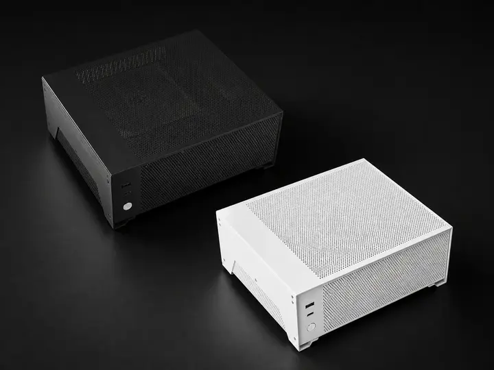 Корпус METALFISH T10 Mini-ITX, белый/чёрный