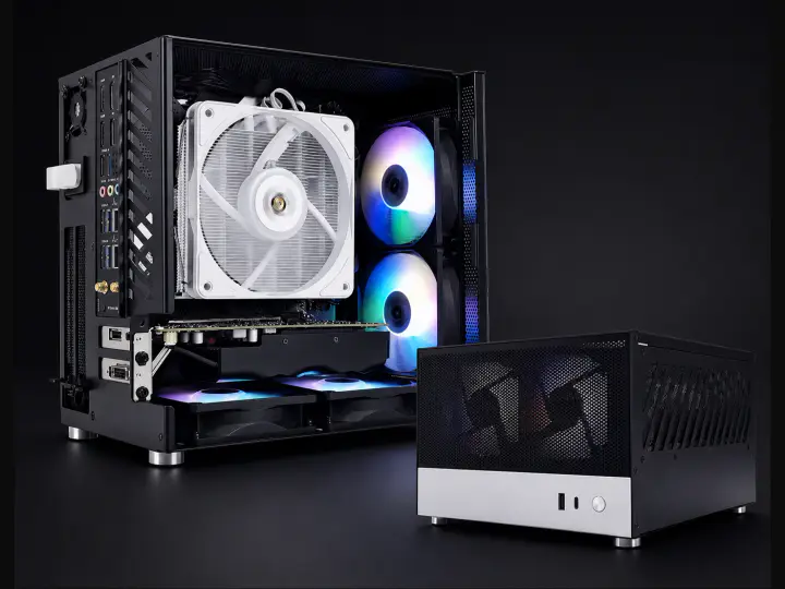 Корпус METALFISH T20 Mini-ITX, белый/чёрный