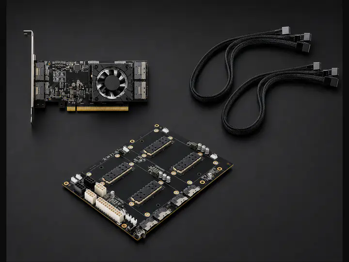 Комплект NVLink для 2x Tesla V100 SXM2 с PCIe-переходником