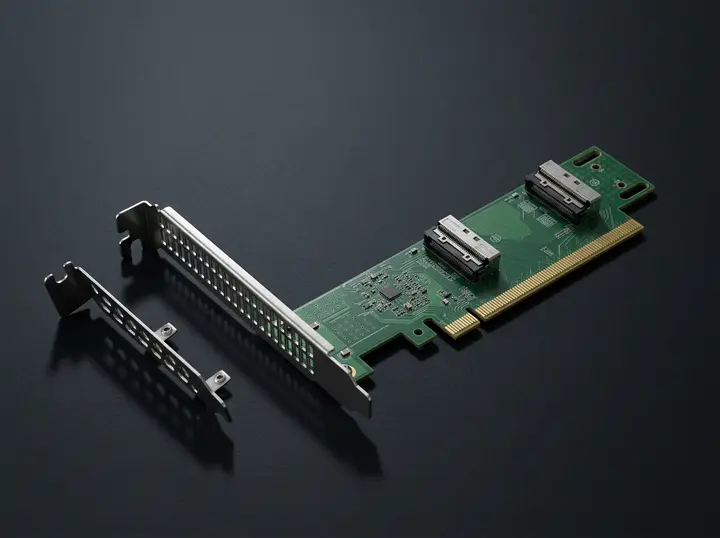 Адаптер PCIe 5.0 x16 to MCIO