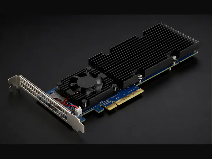 Одна плата расширения PLX88024 X8 два радиатора
