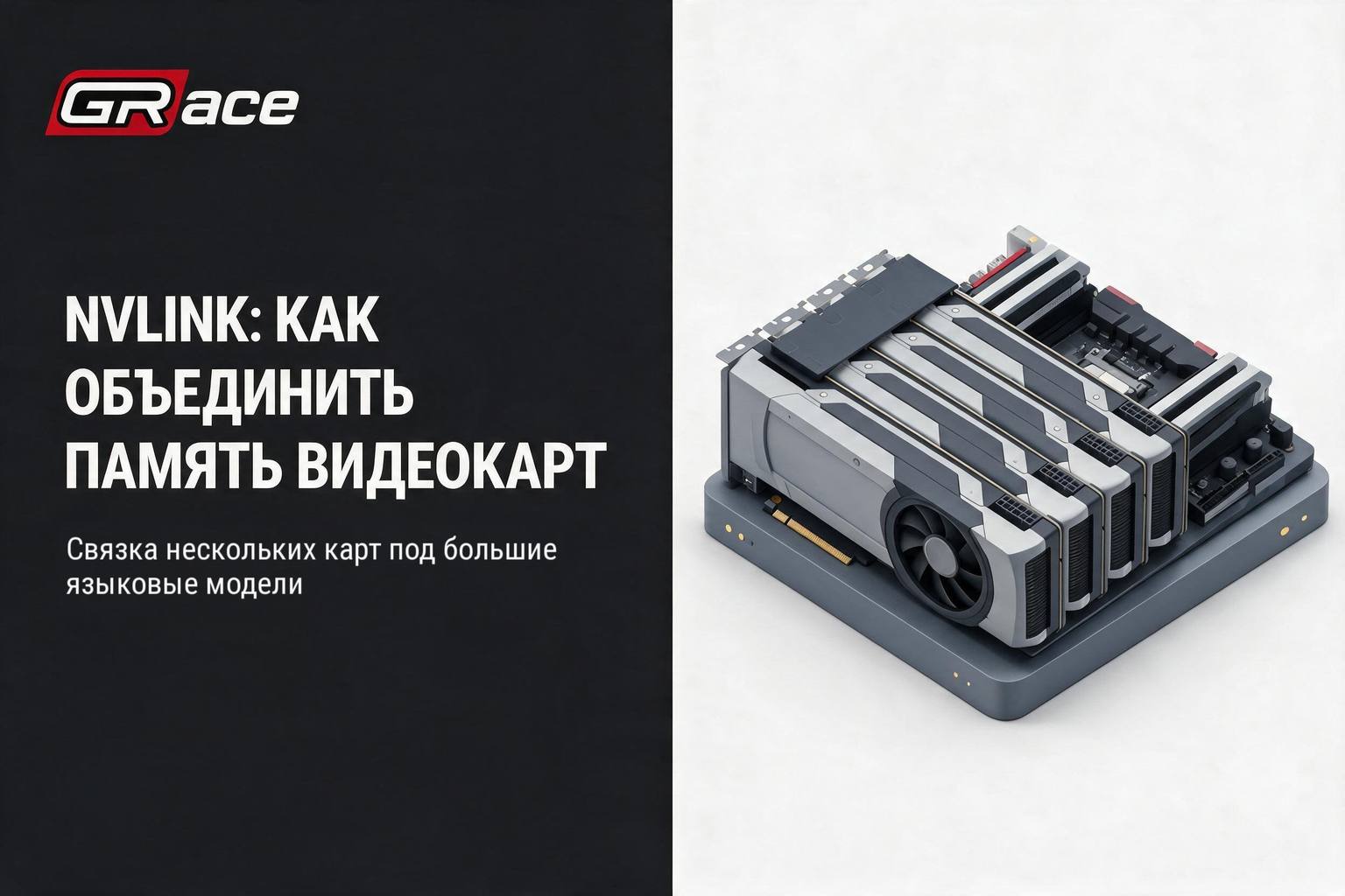 NVLink и видеокарты с увеличенной памятью: как объединить память нескольких карт под большие LLM